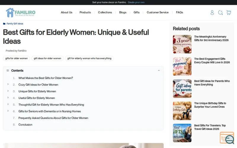 Screenshot of Caring for Body and Spirit