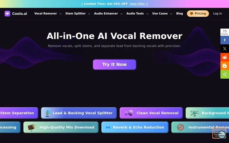 Screenshot of Coolo AI