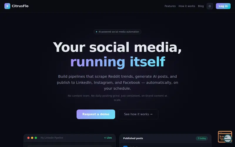 Screenshot of CitrusFlo