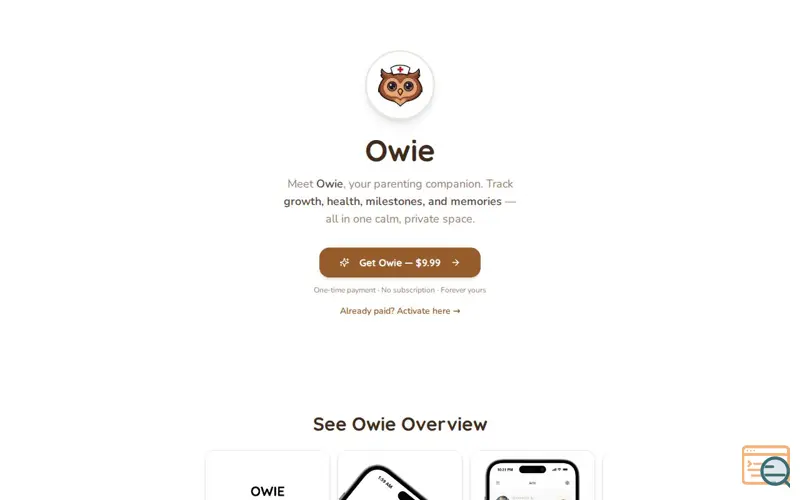 Screenshot of Owie