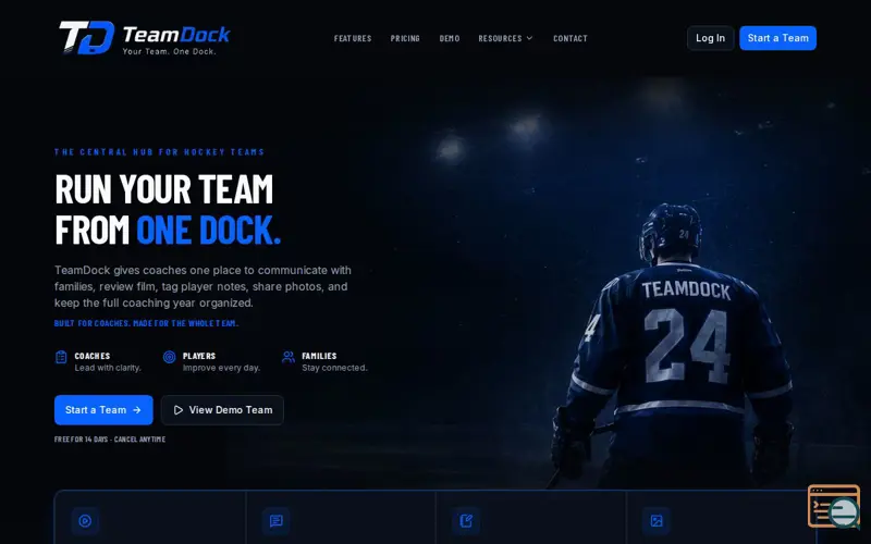 Screenshot of TeamDock