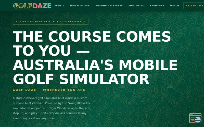 Screenshot of Golf Daze