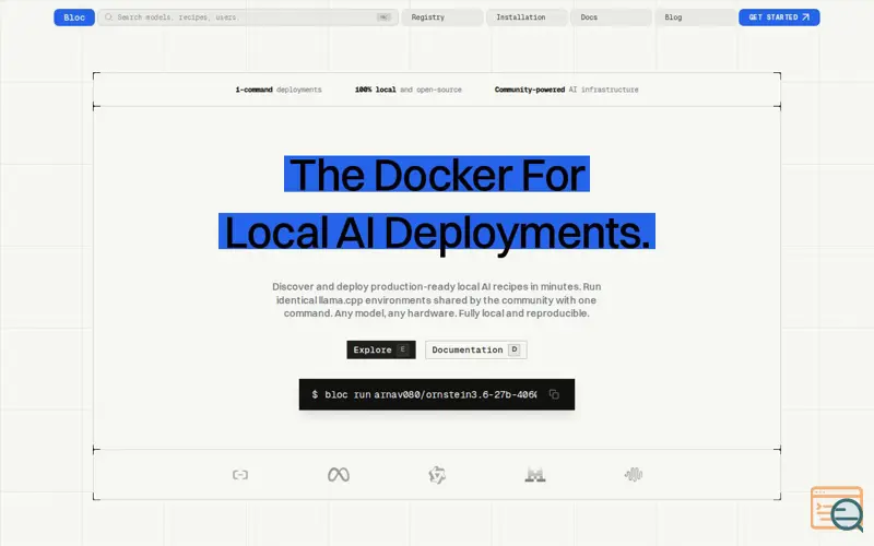 Screenshot of Bloc