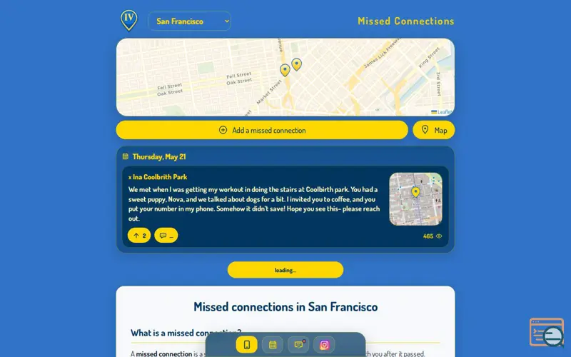 Screenshot of Ivmissed