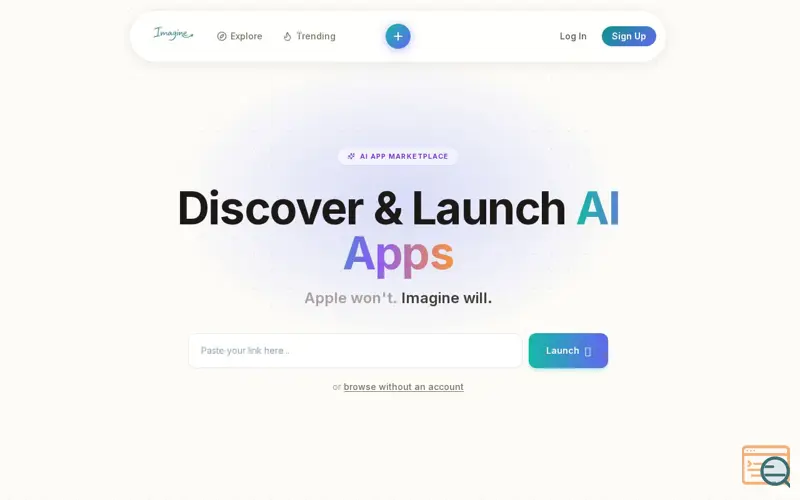 Screenshot of Imagine 