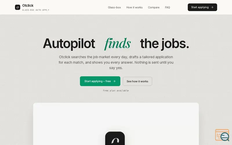 Screenshot of Otclick