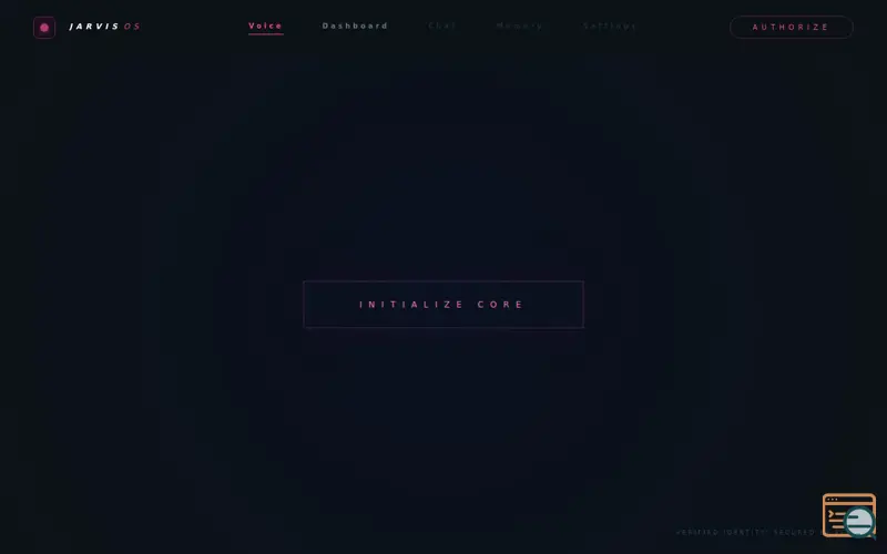 Screenshot of JarvisOS