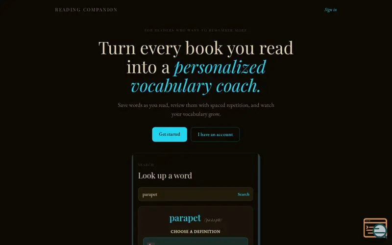 Screenshot of Read