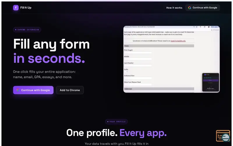 Screenshot of Fill It Up