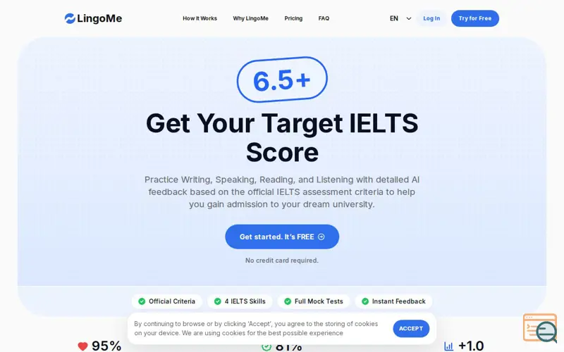 Screenshot of LingoMe