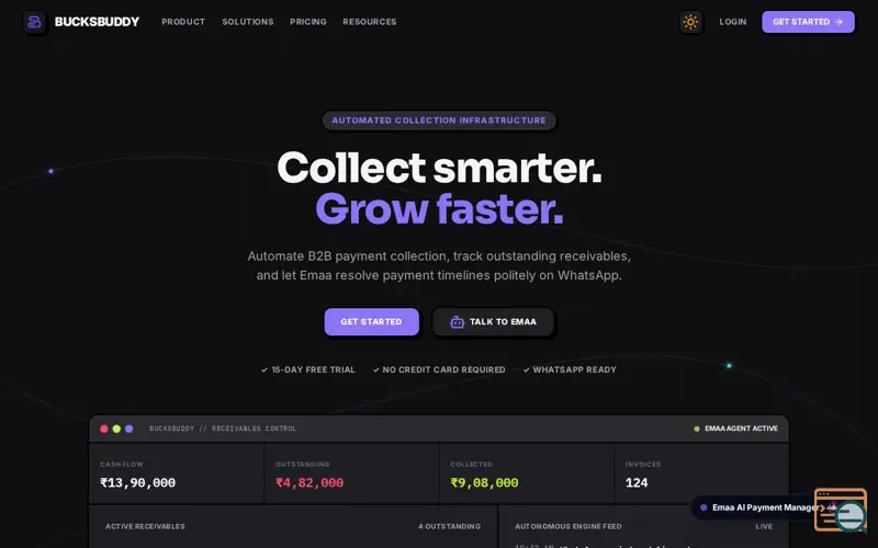 Screenshot of BucksBuddy — Collect smarter. Grow faster.