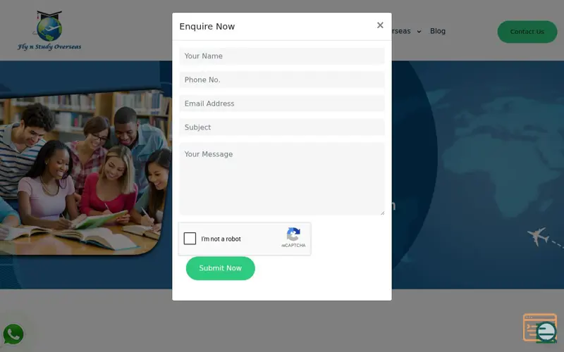 Screenshot of FLY AND STUDY