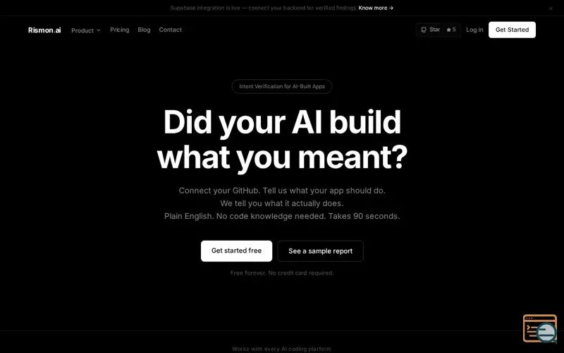 Screenshot of Rismon.ai