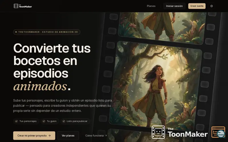 Screenshot of TheToonMaker