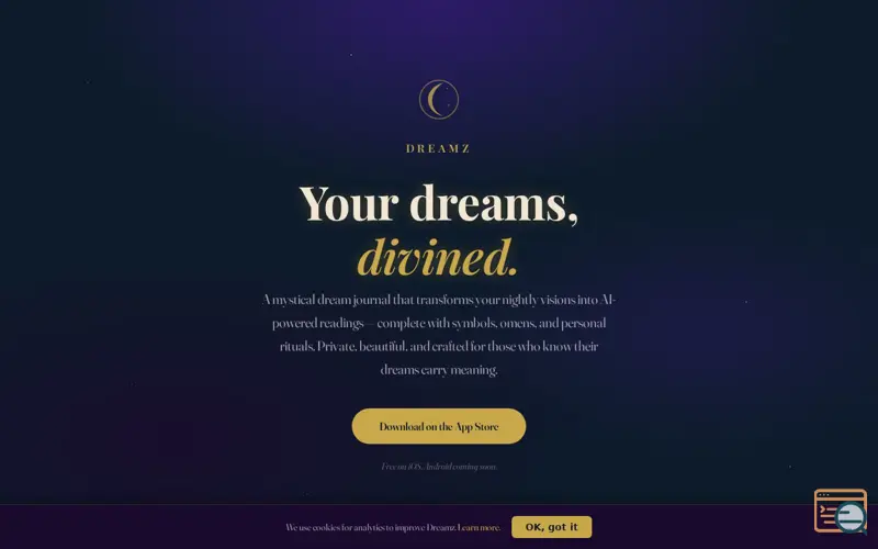 Screenshot of Dreamz