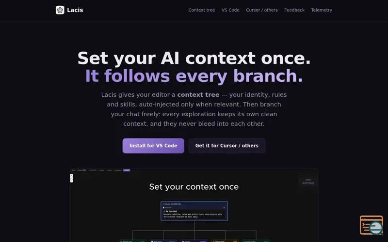 Screenshot of Lacis