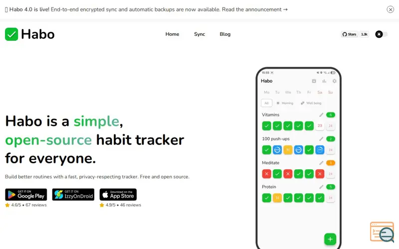 Screenshot of Habo