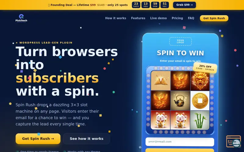 Screenshot of Spin Rush