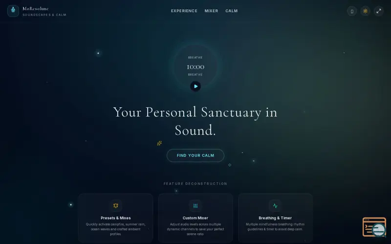 Screenshot of MoResolune