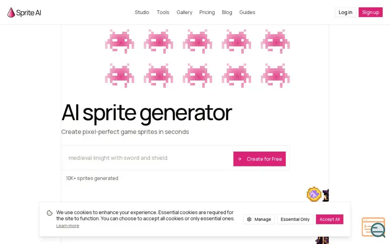 Screenshot of Sprite-AI