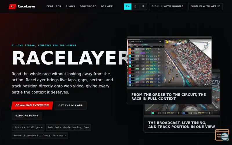 Screenshot of RaceLayer