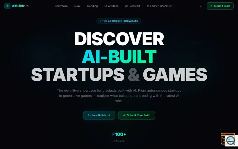 Screenshot of AIBuildz