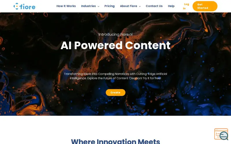 Screenshot of Fiore.AI