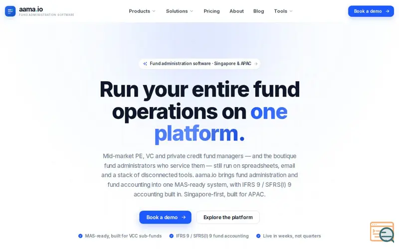 Screenshot of AAMA