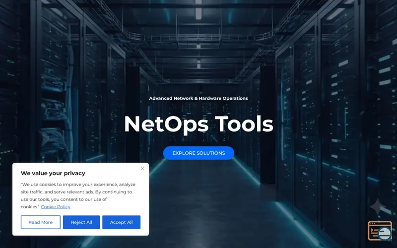 Screenshot of NetOps Tools