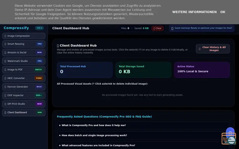 Screenshot of Compressify Pro