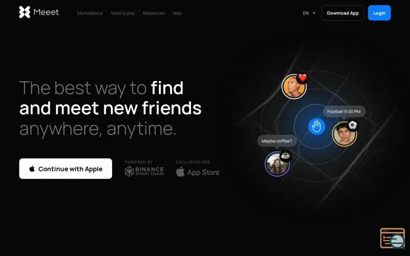 Screenshot of Meeet