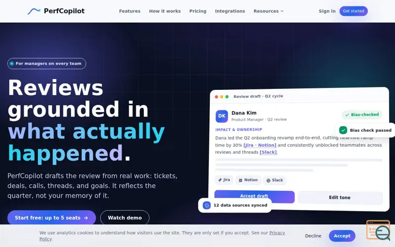 Screenshot of PerfCopilot