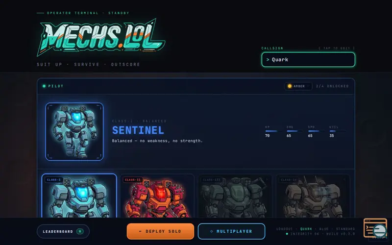Screenshot of Mechs.lol