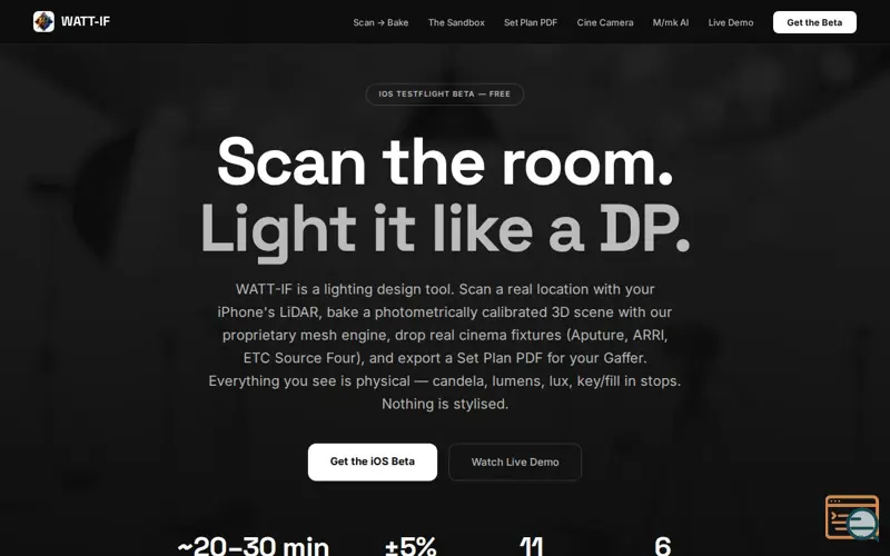 Screenshot of WATT-IF