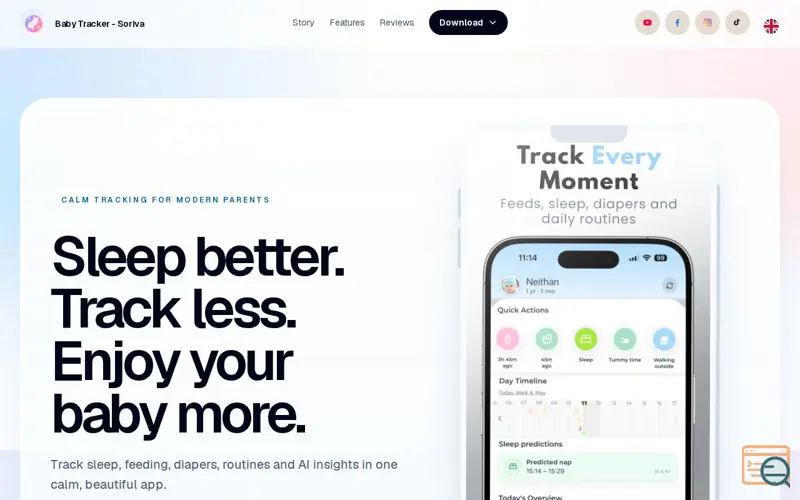 Screenshot of Baby Tracker - Soriva