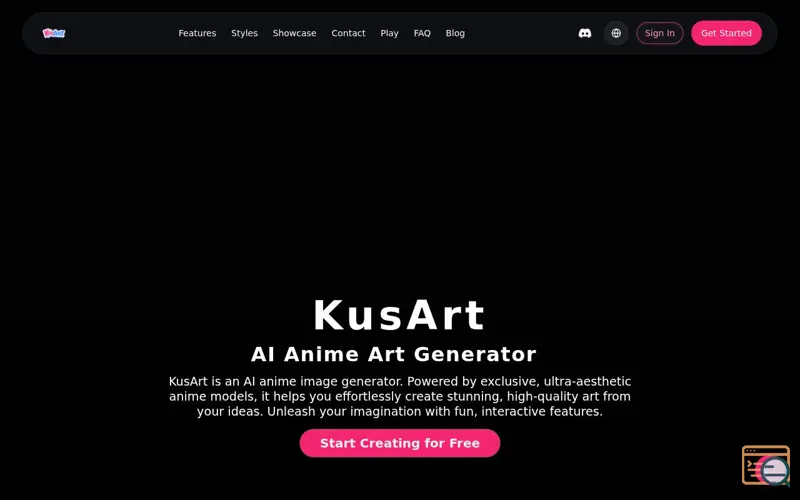 Screenshot of KusArt