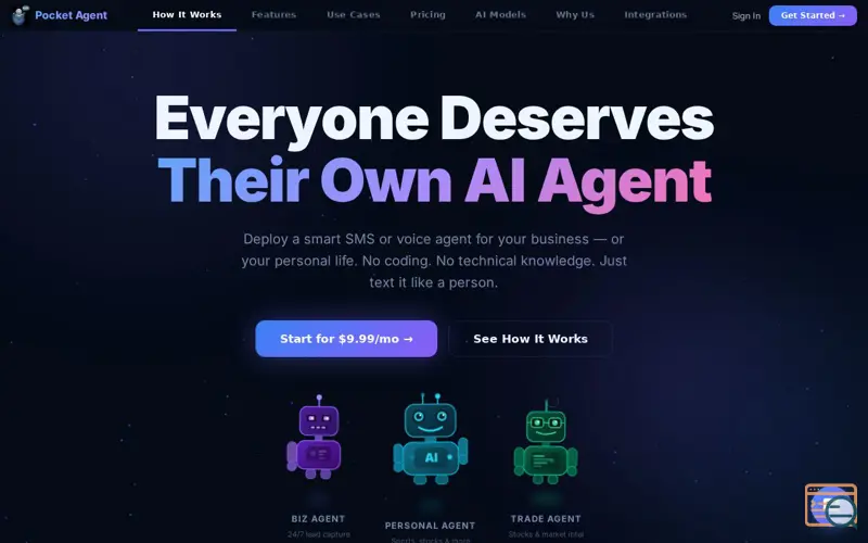 Screenshot of Pocket Agent