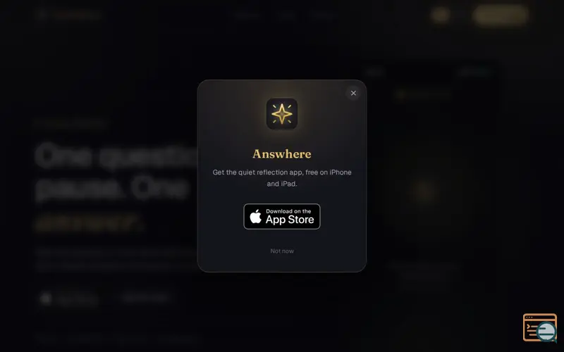 Screenshot of Answhere