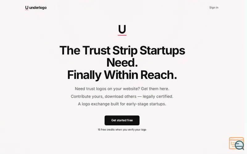 Screenshot of Underlogo