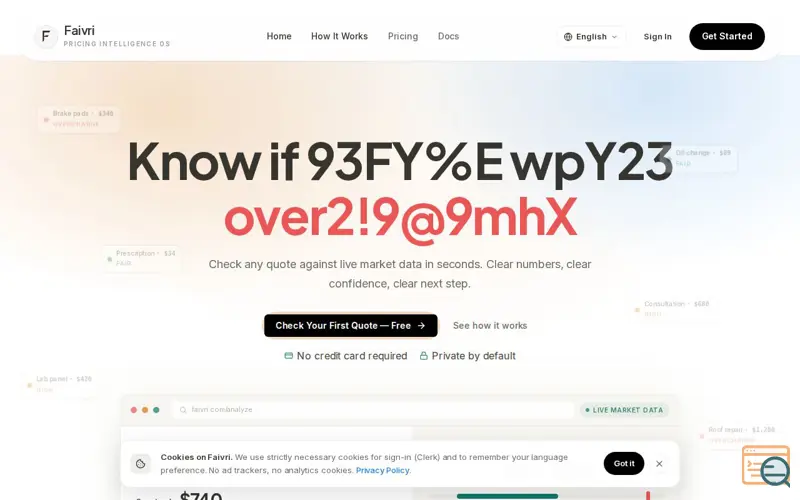 Screenshot of Faivri