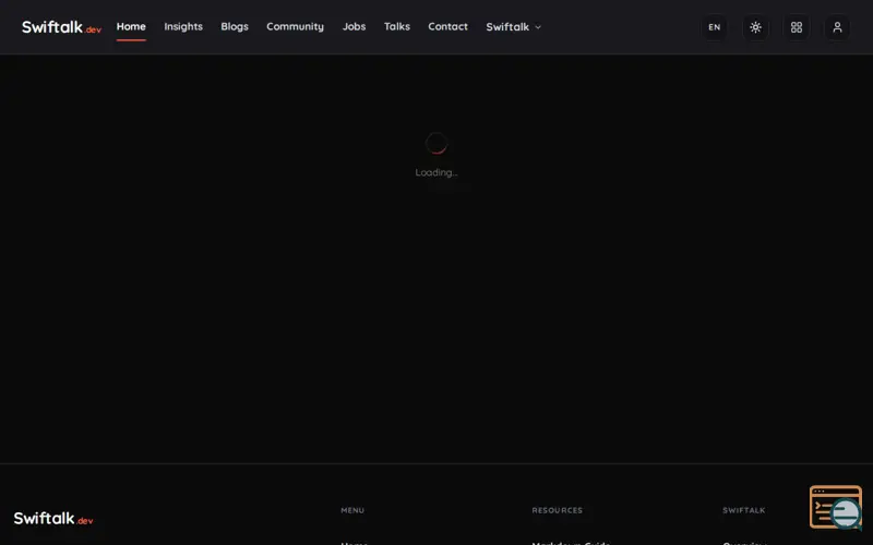 Screenshot of Swiftalk, a launch using Daum Mail