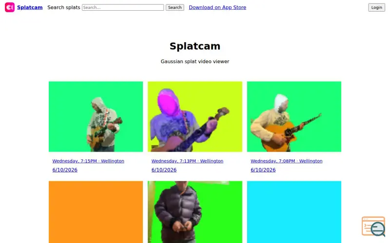 Screenshot of 4DGS Recording