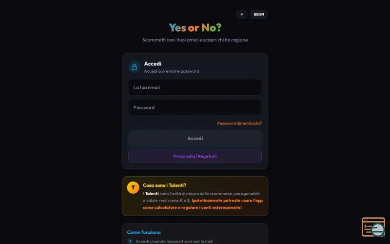Screenshot of Yes or No?