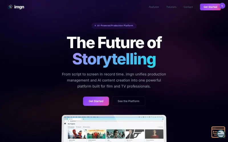 Screenshot of imgn.ai
