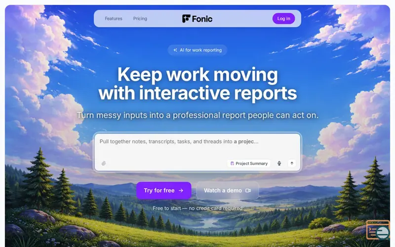 Screenshot of Fonic