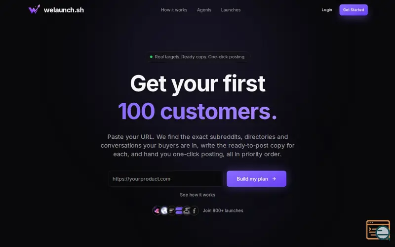 Screenshot of welaunch.sh