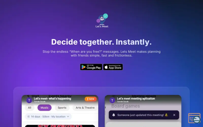 Screenshot of Lets Meet2: Whats Happening + Quick Meet