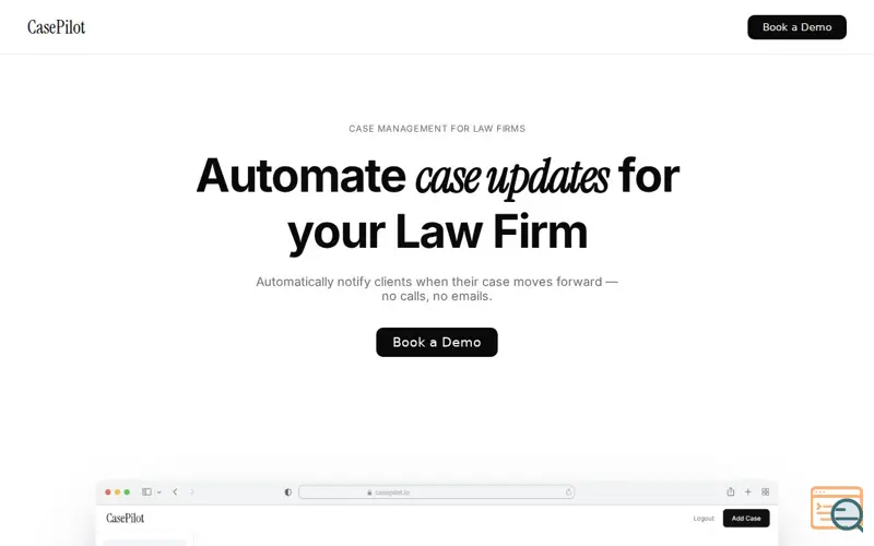 Screenshot of CasePilot