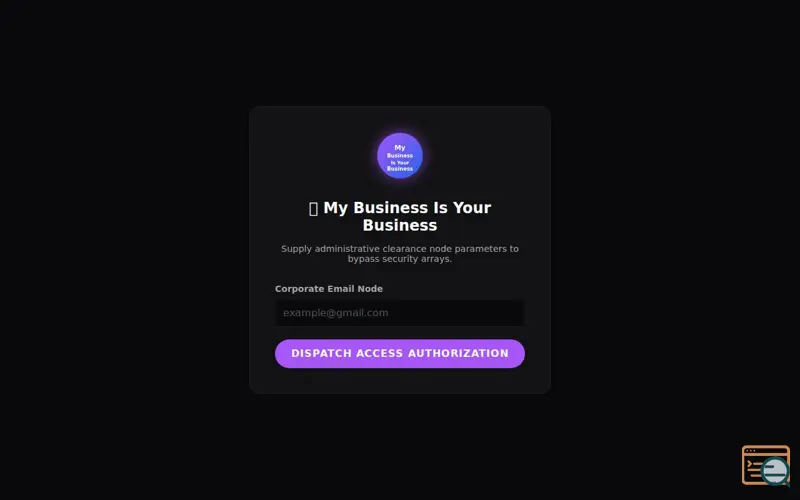Screenshot of My Business Is Your Business
