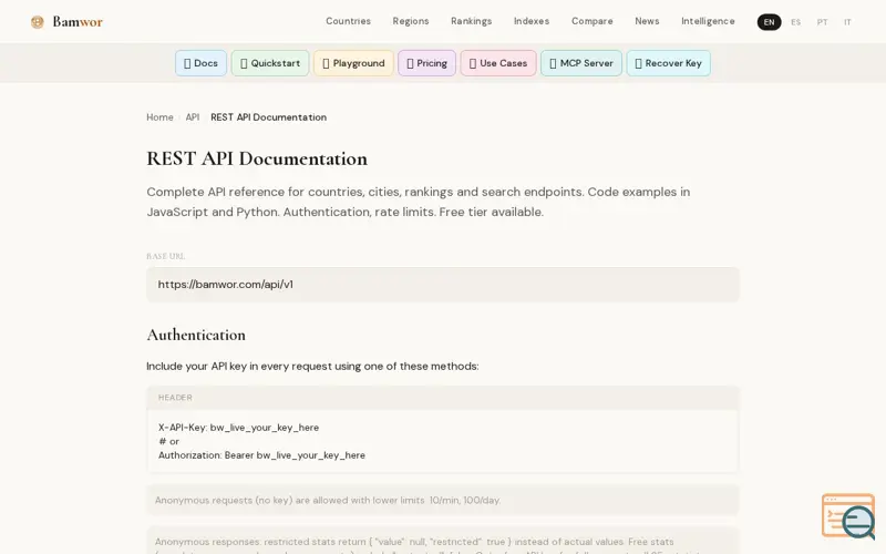 Screenshot of Bamwor